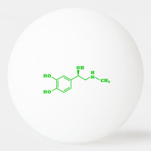 Bolinha De Ping Pong Fórmula Química Molecular Adrenalina