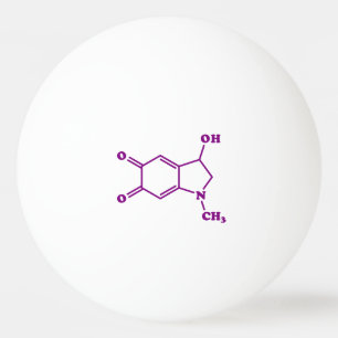 Bolinha De Ping Pong Fórmula Química Molecular Adrenocromática