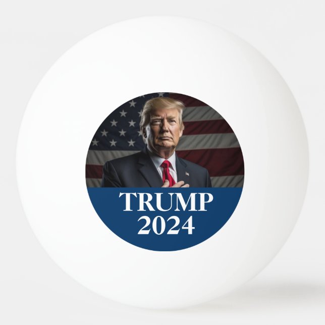 Bolinha De Ping Pong Foto de Donald Trump - Excelente Trump 2024 Keep A (Frente)