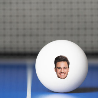 Bolinha De Ping Pong Foto de Rosto Personalizada