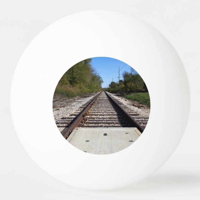 Bolinha De Ping Pong Foto do comboio ferroviário (Frente)