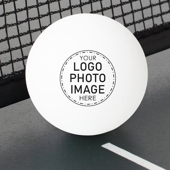 Bolinha De Ping Pong Foto ou logotipo personalizado (Criador carregado)