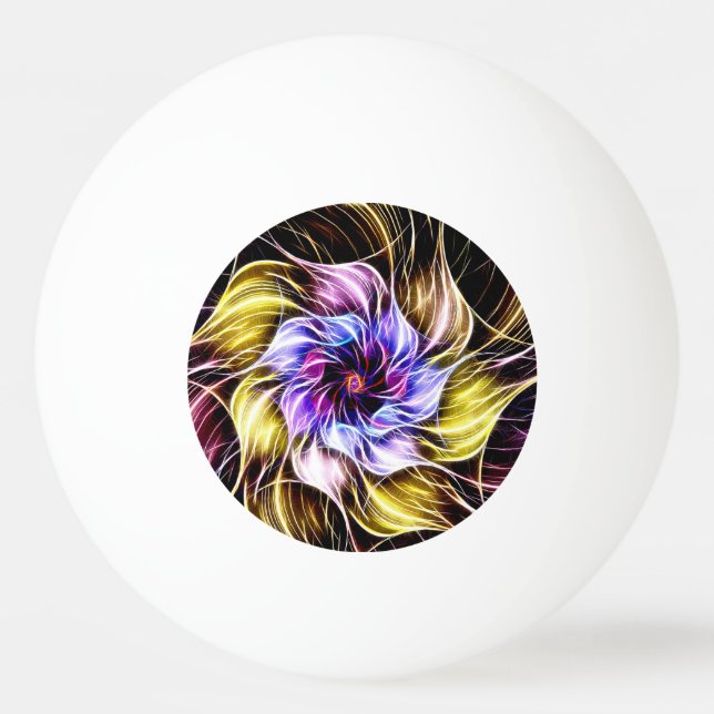 Bolinha De Ping Pong fractal flower (Frente)