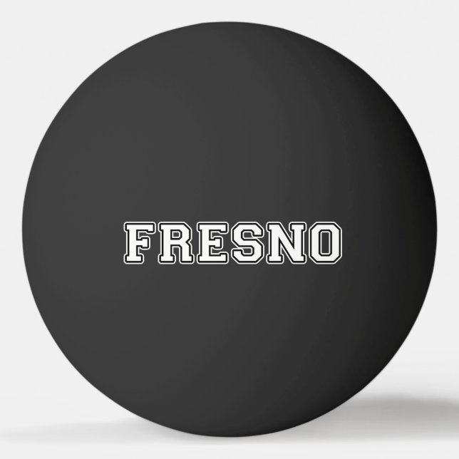Bolinha De Ping Pong Fresno California (Frente)