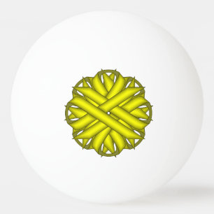 Bolinha De Ping Pong Friso Amarelo por Kenneth Yoncich