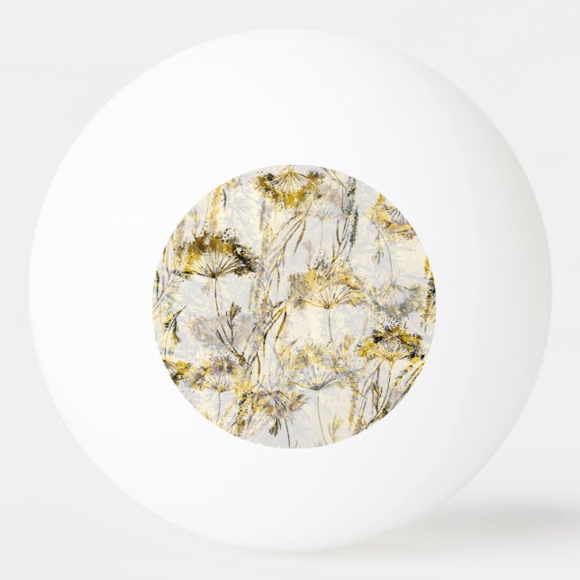 Bolinha De Ping Pong fundo aquarela abstrato: dandelion, juniper (Frente)