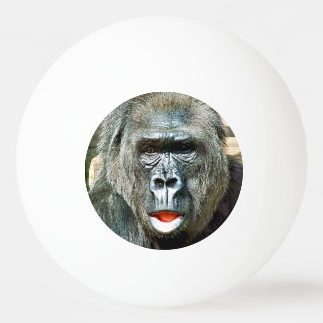BOLINHA DE PING PONG FUNNY CUTE GORILLA (Frente)