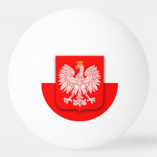 Bolinha De Ping Pong Futebol de 2022 - Polônia Flag World Cup Polska