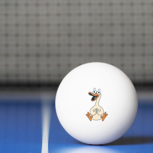 Bolinha De Ping Pong Ganso Bobo, Excêntrico, Ganso de Desenho Animado D (Líquido)