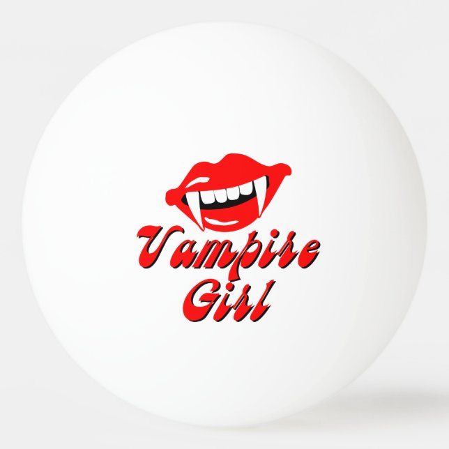 Bolinha De Ping Pong Garota vampira (Verso)