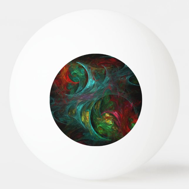 Bolinha De Ping Pong Genesis Nova Abstrato Art (Frente)