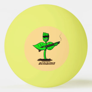 Bolinha De Ping Pong Germinador cyborg planta engraçada desenho animado