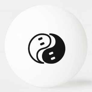 Bolinha De Ping Pong Ghost Yin Yang