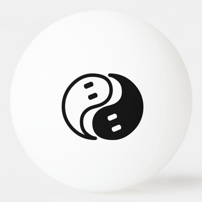 Bolinha De Ping Pong Ghost Yin Yang (Frente)