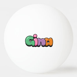 Bolinha De Ping Pong Gina