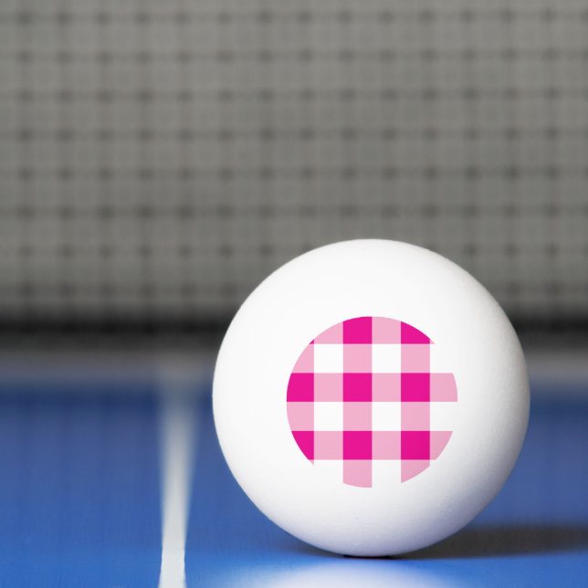 Bolinha De Ping Pong Gingham Pattern (Líquido)