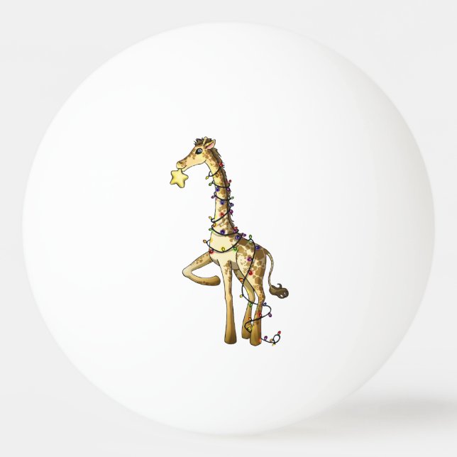 Bolinha De Ping Pong Girafa brilhante (Frente)