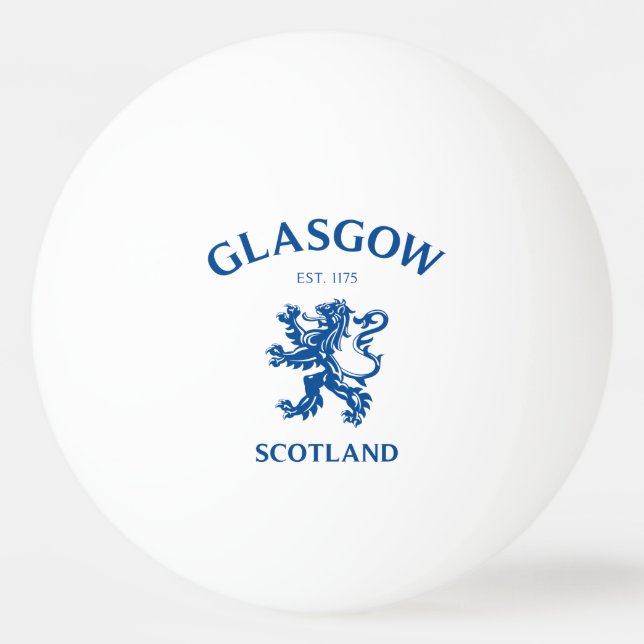 BOLINHA DE PING PONG GLASGOW, ESCÓCIA (Frente)