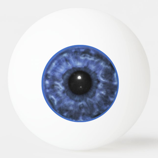 Bolinha De Ping Pong Globo ocular azul (Frente)