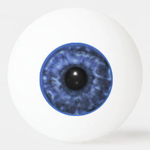 Bolinha De Ping Pong Globo ocular azul