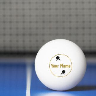 Bolinha De Ping Pong Gold personalisiert