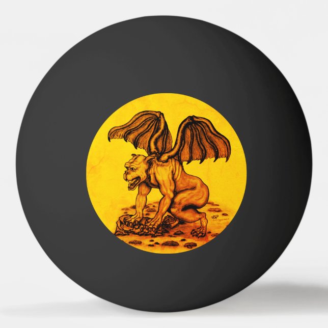 Bolinha De Ping Pong Golem Gargoyle (Frente)
