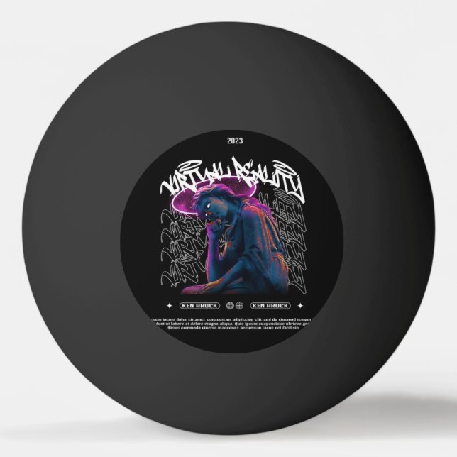 bolinha de ping pong goth (Frente)