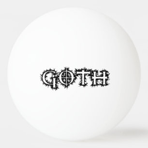 Bolinha De Ping Pong Gótico