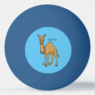 Bolinha De Ping Pong Gráfico de desenhos do camelo feliz
