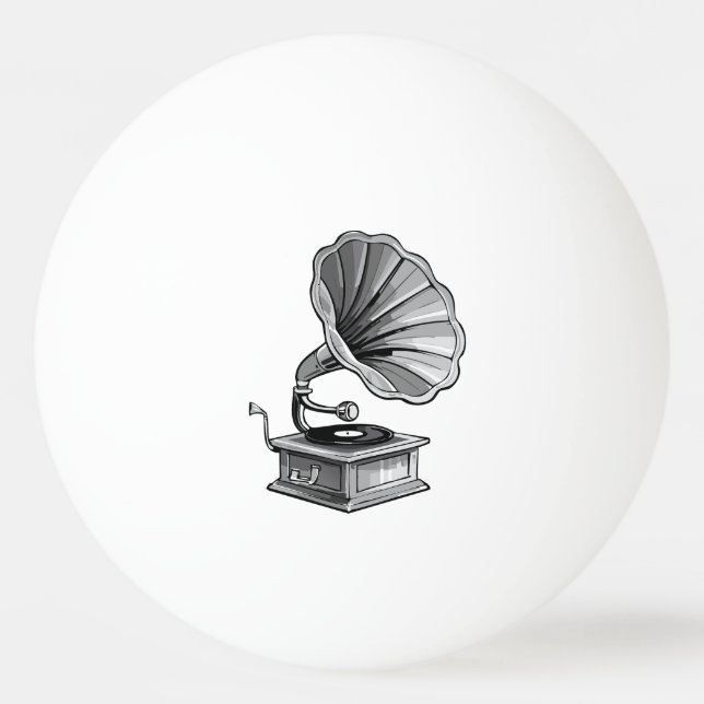 Bolinha De Ping Pong Gramophone (Frente)