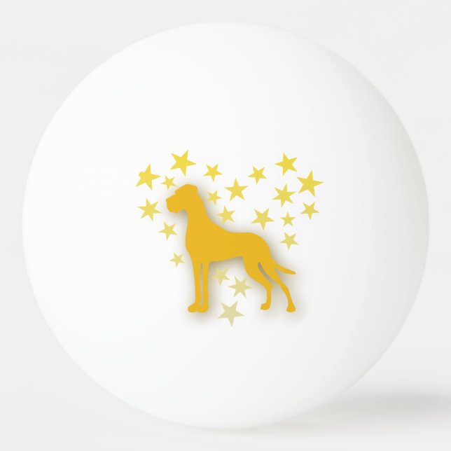 Bolinha De Ping Pong Grande Dane Starheart (Frente)