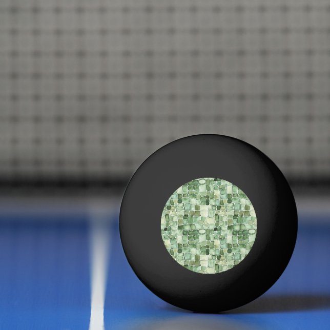 Bolinha De Ping Pong Green Alligator Animal Print (Líquido)