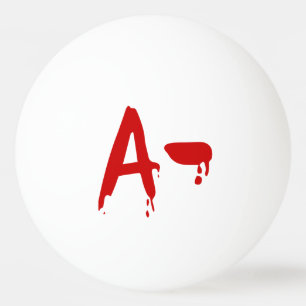 Bolinha De Ping Pong Grupo Sanguíneo A - Hospital #Horror Negativo