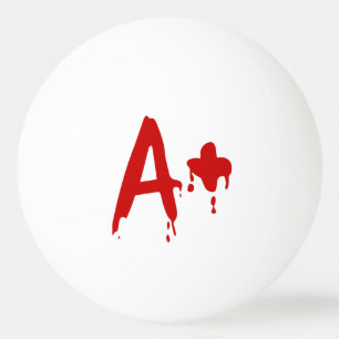 Bolinha De Ping Pong Grupo Sanguíneo A+ Positivo #Horror Hospital