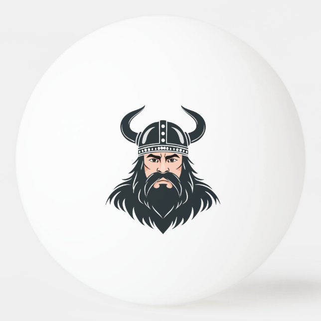 Bolinha De Ping Pong guerreiro viking (Frente)