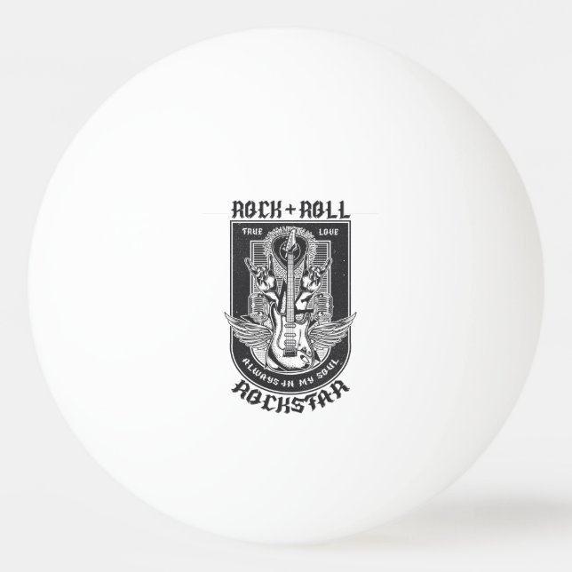 Bolinha De Ping Pong Guitar Rock design Golf Balls (Frente)