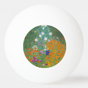 Bolinha De Ping Pong Gustav Klimt - Jardim de Flores