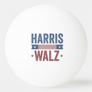 Bolinha De Ping Pong Harris Walz 2024 Eleição Kamala Tim Waltz América