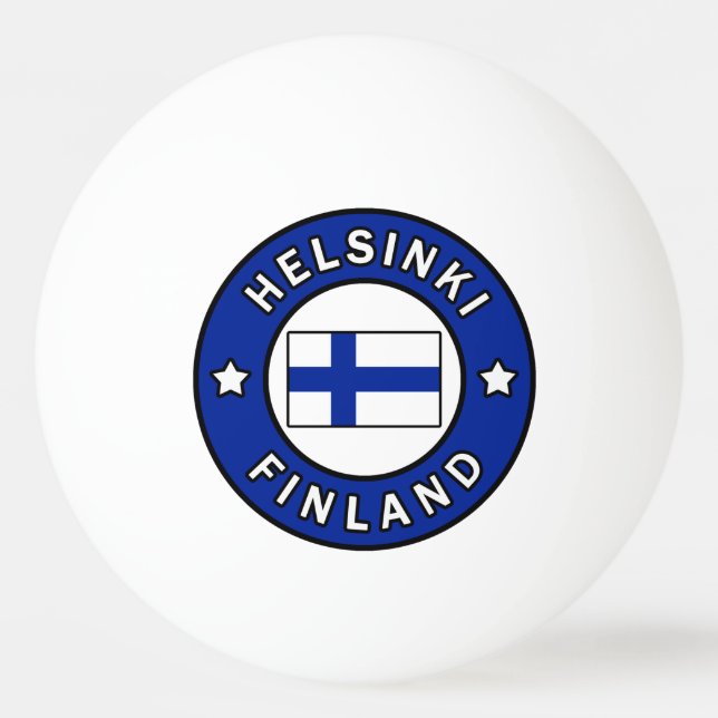 Bolinha De Ping Pong Helsínquia Finlândia (Frente)