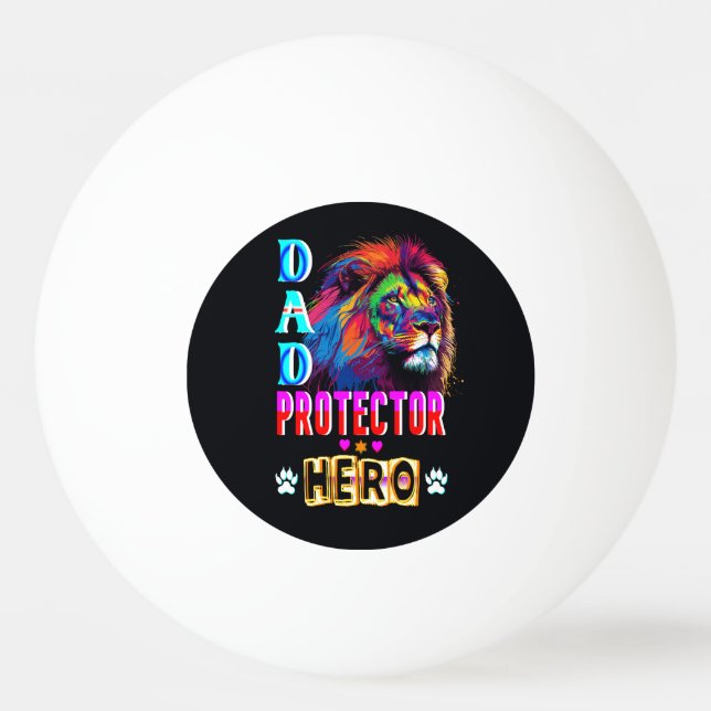 Bolinha De Ping Pong Herói protetor do pai (Frente)