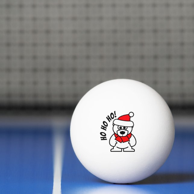Bolinha De Ping Pong Ho ho ho mesa de Natal (Líquido)