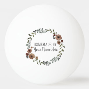 Bolinha De Ping Pong Homemade Cookie Cake Vintage Artesanato Floral Wre