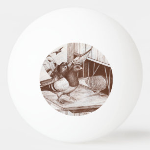 Bolinha De Ping Pong Homens em Chamada