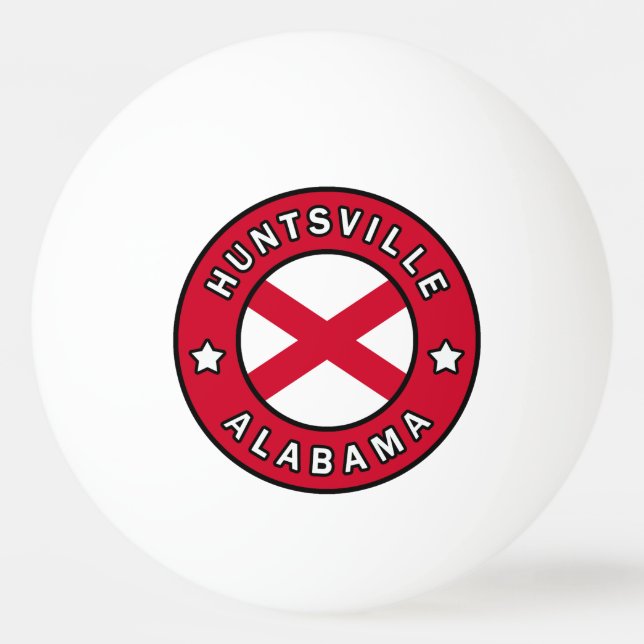 Bolinha De Ping Pong Huntsville Alabama (Frente)