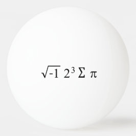 Bolinha De Ping Pong i 8 soma pi Equação de Matemática Engraçada Dia Pi