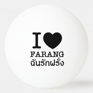 Bolinha De Ping Pong I Black Heart (Love) Farang