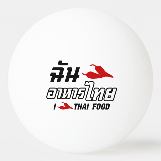 Bolinha De Ping Pong I Chili (Love) Thai Comida (Frente)