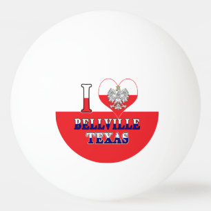 Bolinha De Ping Pong I Heart Love Bellville Texas