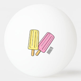 Bolinha De Ping Pong Ice pop cartoon