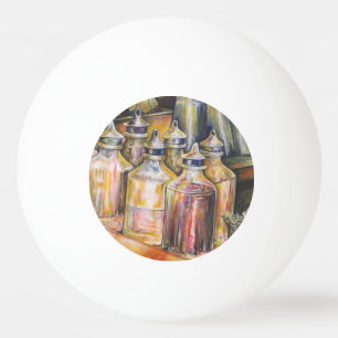 Bolinha De Ping Pong Ideografia da luz Ouro